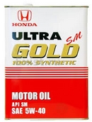 Объем 4л. HONDA Ultra Gold SM 5W-40 - 08214-99904