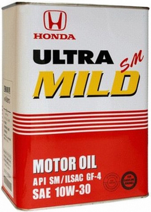 Объем 4л. HONDA Ultra Mild 10W-30 SM - 08212-99904 - Автомобильные жидкости. Розница и оптом, масла и антифризы - KarPar Артикул: 08212-99904. PATRIOT.
