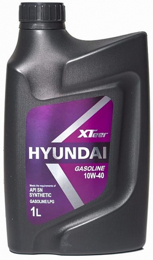Объем 1л. HYUNDAI XTeer Gasoline 10W-40 - 1011009 - Автомобильные жидкости. Розница и оптом, масла и антифризы - KarPar Артикул: 1011009. PATRIOT.