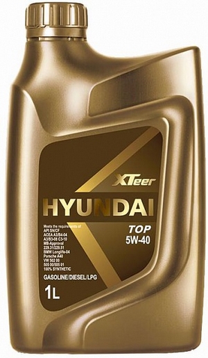 Объем 1л. HYUNDAI XTeer TOP 5W-40 - 1011001 - Автомобильные жидкости, масла и антифризы - KarPar Артикул: 1011001. PATRIOT.