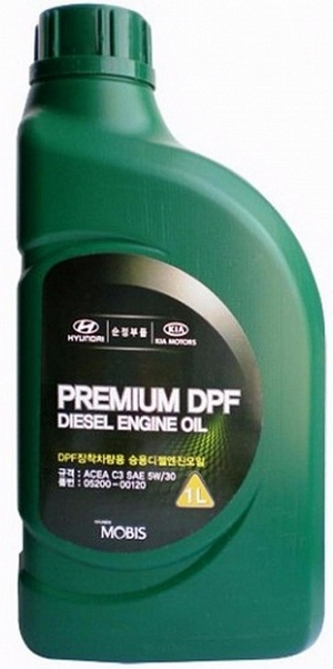 Объем 1л. HYUNDAI/KIA Premium DPF Diesel Engine Oil 5W-30 C3 - 05200-00120 - Автомобильные жидкости, масла и антифризы - KarPar Артикул: 05200-00120. PATRIOT.