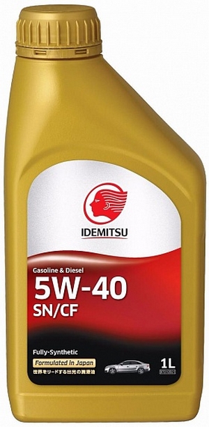 Объем 1л. IDEMITSU 5W-40 SN/CF - 30015046-724 - Автомобильные жидкости, масла и антифризы - KarPar Артикул: 30015046-724. PATRIOT.