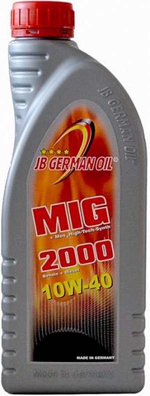 Объем 1л. JB GERMAN OIL MIG 2000 MOS 2 SAE 10W-40 - 4027311001133 - Автомобильные жидкости. Розница и оптом, масла и антифризы - KarPar Артикул: 4027311001133. PATRIOT.