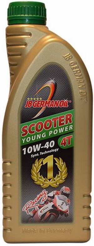 Объем 1л. JB GERMAN OIL Scooter Young Power 4T 10W-40 - 315-241 - Автомобильные жидкости. Розница и оптом, масла и антифризы - KarPar Артикул: 315-241. PATRIOT.