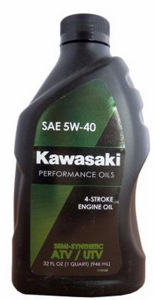 Объем 0,946л. KAWASAKI Performance Oils 4-Stroke Engine Oil ATV/UTV Semi-Synthetic 5W-40 - K61021-205A - Автомобильные жидкости. Розница и оптом, масла и антифризы - KarPar Артикул: K61021-205A. PATRIOT.