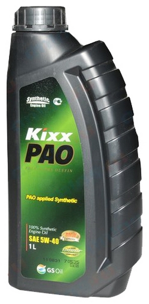 Объем 1л. KIXX PAO 5W-40 - L2092AL1E1 - Автомобильные жидкости. Розница и оптом, масла и антифризы - KarPar Артикул: L2092AL1E1. PATRIOT.