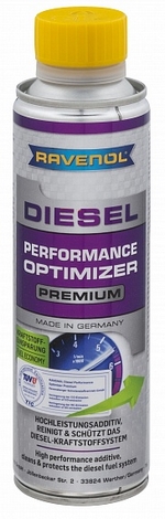 Комплексная присадка в дизельное топливо RAVENOL Diesel Performance Optimizer Premium - 1390241-300-05-000 Объем 0,3л.