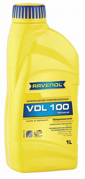 Объем 1л. Компрессорное масло RAVENOL Kompressorenoel VDL 100 - 1330100-001-01-999 - Автомобильные жидкости, масла и антифризы - KarPar Артикул: 1330100-001-01-999. PATRIOT.