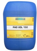 Объем 20л. Компрессорное масло RAVENOL Kompressorenoel VDL PAO 150 - 1330118-020-01-999