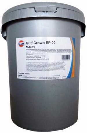 Объем 18кг Консистентная смазка GULF Crown EP 00 - 500880GU - Автомобильные жидкости. Розница и оптом, масла и антифризы - KarPar Артикул: 500880GU. PATRIOT.