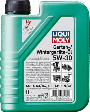Объем 1л. LIQUI MOLY Garten-Wintergerate-Oil 5W-30 - 1279 - Автомобильные жидкости. Розница и оптом, масла и антифризы - KarPar Артикул: 1279. PATRIOT.