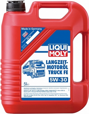 Объем 5л. LIQUI MOLY Langzeit-Motoroil Truck FE 5W-30 - 2371 - Автомобильные жидкости. Розница и оптом, масла и антифризы - KarPar Артикул: 2371. PATRIOT.