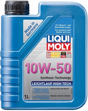 Объем 1л. LIQUI MOLY Leichtlauf High Tech 10W-50 - 9081 - Автомобильные жидкости. Розница и оптом, масла и антифризы - KarPar Артикул: 9081. PATRIOT.