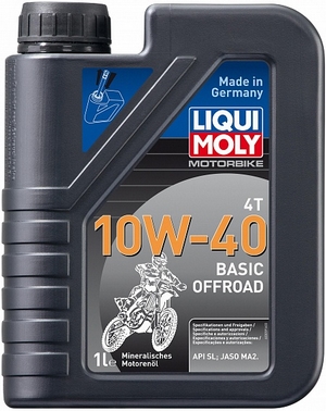 Объем 1л. LIQUI MOLY Motorbike 4T Basic Offroad 10W-40 - 3059 - Автомобильные жидкости. Розница и оптом, масла и антифризы - KarPar Артикул: 3059. PATRIOT.