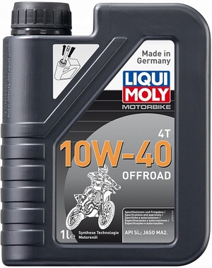 Объем 1л. LIQUI MOLY Motorbike 4T Offroad 10W-40 - 3055 - Автомобильные жидкости. Розница и оптом, масла и антифризы - KarPar Артикул: 3055. PATRIOT.