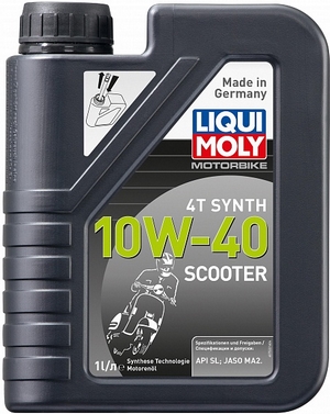Объем 1л. LIQUI MOLY Scooter Motoroil Synth 4T 10W-40 - 7522 - Автомобильные жидкости. Розница и оптом, масла и антифризы - KarPar Артикул: 7522. PATRIOT.