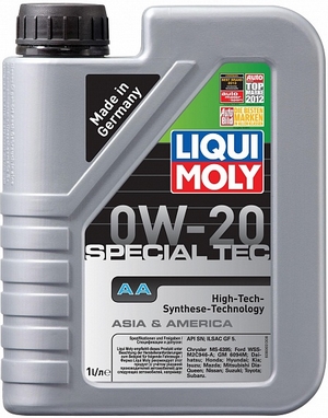 Объем 1л. LIQUI MOLY Special Tec AA 0W-20 - 8065 - Автомобильные жидкости. Розница и оптом, масла и антифризы - KarPar Артикул: 8065. PATRIOT.