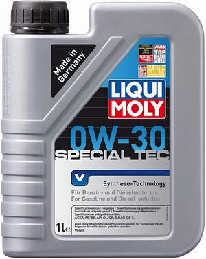 Объем 1л. LIQUI MOLY Special Tec V 0W-30 - 2852 - Автомобильные жидкости. Розница и оптом, масла и антифризы - KarPar Артикул: 2852. PATRIOT.