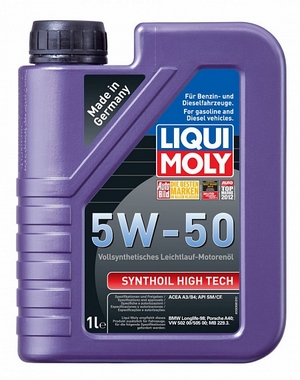 Объем 1л. LIQUI MOLY Synthoil High Tech 5W-50 - 9066 - Автомобильные жидкости. Розница и оптом, масла и антифризы - KarPar Артикул: 9066. PATRIOT.