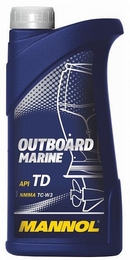 Объем 1л. MANNOL 2-Takt Outboard Marine - 1412