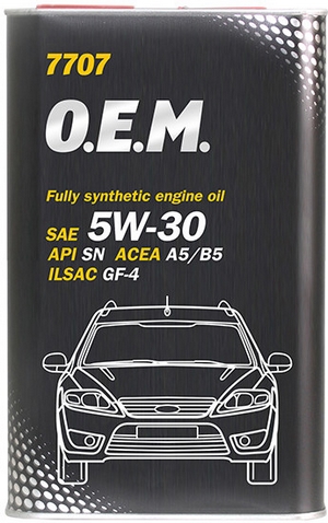 Объем 1л. MANNOL 7707 O.E.M. для Ford и Volvo 5W-30 - 4053 - Автомобильные жидкости, масла и антифризы - KarPar Артикул: 4053. PATRIOT.