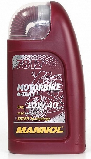 Объем 1л. MANNOL 7812 Motorbike 4-Takt 10W-40 - 1962 - Автомобильные жидкости. Розница и оптом, масла и антифризы - KarPar Артикул: 1962. PATRIOT.
