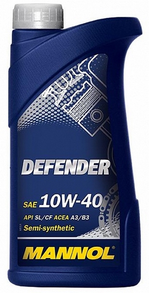 Объем 1л. MANNOL Defender 10W-40 - 1147 - Автомобильные жидкости. Розница и оптом, масла и антифризы - KarPar Артикул: 1147. PATRIOT.