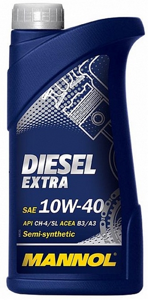 Объем 1л. MANNOL Diesel Extra 10W-40 - 1105 - Автомобильные жидкости. Розница и оптом, масла и антифризы - KarPar Артикул: 1105. PATRIOT.