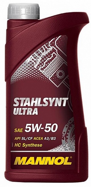 Объем 1л. MANNOL Stahlsynt Ultra 5W-50 - 1015 - Автомобильные жидкости. Розница и оптом, масла и антифризы - KarPar Артикул: 1015. PATRIOT.