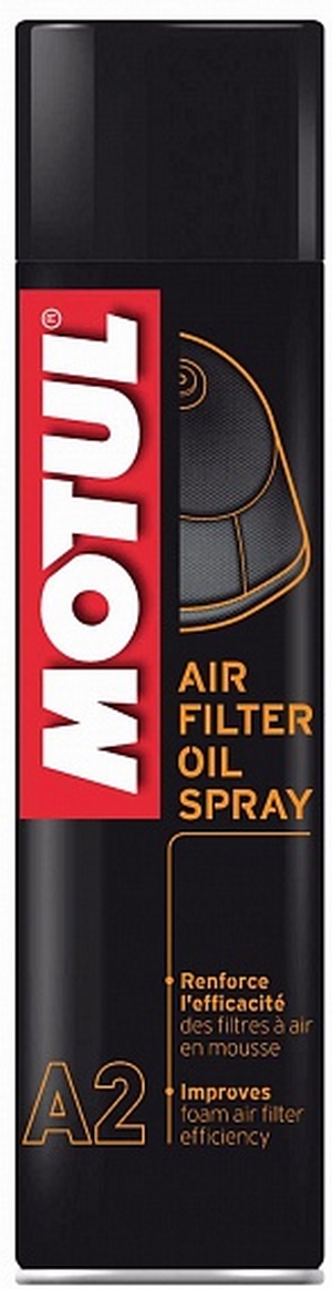 Объем 0,4л. Масло для воздушного фильтра MOTUL A2 Air Filter Oil Spray - 102986 - Автомобильные жидкости. Розница и оптом, масла и антифризы - KarPar Артикул: 102986. PATRIOT.