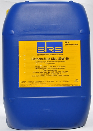 Объем 5л. Масло трансмиссионное SRS Getriebefluid SML 80W-90 - 11405 - Автомобильные жидкости. Розница и оптом, масла и антифризы - KarPar Артикул: 11405. PATRIOT.