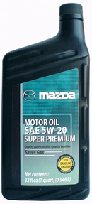 Объем 0,946л. MAZDA Super Premium 5W-20 - 0000-77-5W20-QT