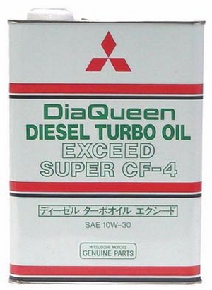 Объем 4л. MITSUBISHI DiaQueen Diesel Turbo Exceed Super 10W-30 - 2987610 - Автомобильные жидкости. Розница и оптом, масла и антифризы - KarPar Артикул: 2987610. PATRIOT.