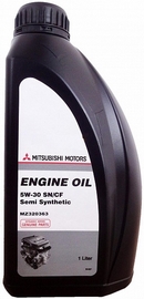 Объем 1л. MITSUBISHI Genuine Oil Semi-Synthetic 5W-30 - MZ320363