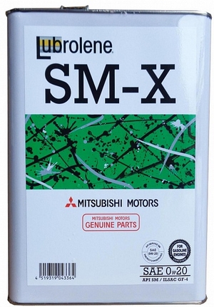 Объем 4л. MITSUBISHI Lubrolene SM-Х 0W-20 - MZ102562 - Автомобильные жидкости. Розница и оптом, масла и антифризы - KarPar Артикул: MZ102562. PATRIOT.
