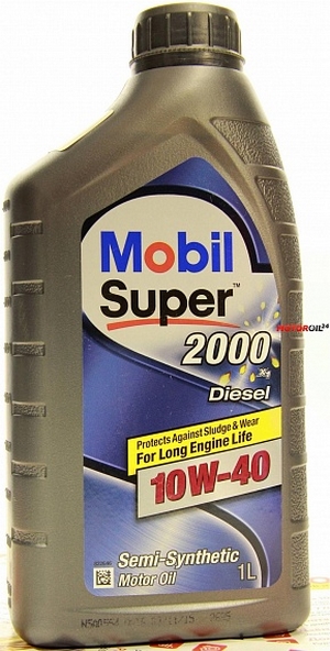 Объем 1л. MOBIL Super 2000 X1 Diesel 10W-40 - 152627 - Автомобильные жидкости, масла и антифризы - KarPar Артикул: 152627. PATRIOT.