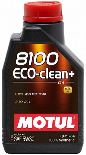 Объем 1л. MOTUL 8100 Eco-clean+ 5W-30 - 101580 - Автомобильные жидкости, масла и антифризы - KarPar Артикул: 101580. PATRIOT.