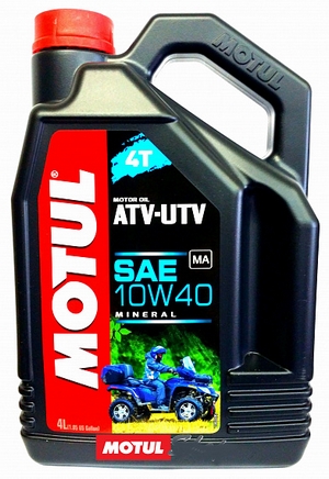 Объем 4л. MOTUL ATV-UTV 4T SAE 10W-40 - 105879 - Автомобильные жидкости. Розница и оптом, масла и антифризы - KarPar Артикул: 105879. PATRIOT.