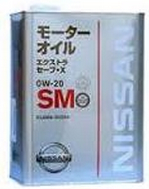 Объем 4л. NISSAN  Extra Save X SM 0W-20 - KLAM7-00204 - Автомобильные жидкости. Розница и оптом, масла и антифризы - KarPar Артикул: KLAM7-00204. PATRIOT.
