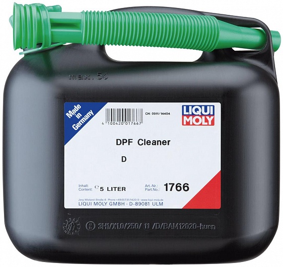 Очиститель сажевого фильтра LIQUI MOLY DPF Cleaner - 1766 Объем 5л. - Автомобильные жидкости, масла и антифризы - KarPar Артикул: 1766. PATRIOT.