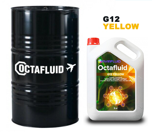Антифриз Octafluid G12 Yellow концентрат [215,0 кг] (Жёлтый) - Автомобильные жидкости, масла и антифризы - KarPar Артикул: OC709YL-C. PATRIOT.