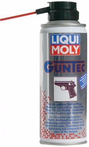 Объем 0,2л. Оружейное масло LIQUI MOLY GunTec Waffenpflege-Spray - 4390 - Автомобильные жидкости. Розница и оптом, масла и антифризы - KarPar Артикул: 4390. PATRIOT.