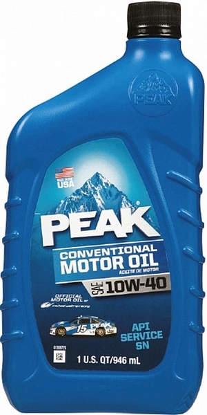 Объем 0,946л. PEAK Conventional Motor Oil 10W-40 - 7020010 - Автомобильные жидкости. Розница и оптом, масла и антифризы - KarPar Артикул: 7020010. PATRIOT.