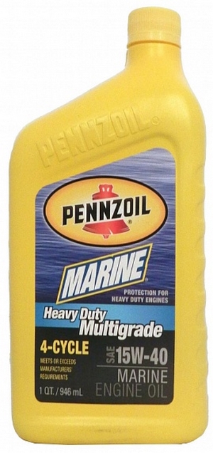 Объем 0,946л. PENNZOIL Marine Heavy Duty Multigrade 4-Cycle 15W-40 - 1745 - Автомобильные жидкости. Розница и оптом, масла и антифризы - KarPar Артикул: 1745. PATRIOT.