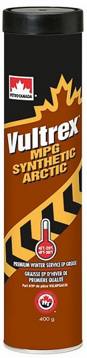 Объем 0,4кг Пластичная смазка PETRO-CANADA Vultrex MPG Synthetic Arctic - VULMPGAC30 - Автомобильные жидкости. Розница и оптом, масла и антифризы - KarPar Артикул: VULMPGAC30. PATRIOT.