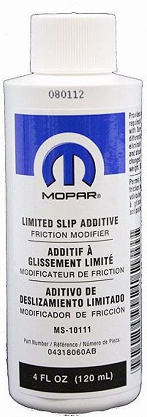 Присадка MOPAR Limited Slip Additive - 04318060AB Объем 0,12л - Автомобильные жидкости, масла и антифризы - KarPar Артикул: 04318060AB. PATRIOT.