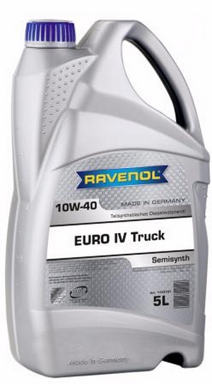 Объем 5л. RAVENOL EURO IV Truck 10W-40 - 1122107-005-01-999 - Автомобильные жидкости. Розница и оптом, масла и антифризы - KarPar Артикул: 1122107-005-01-999. PATRIOT.
