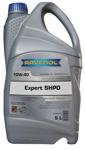 Объем 5л. RAVENOL Expert SHPD 10W-40 - 1122105-005-01-999 - Автомобильные жидкости, масла и антифризы - KarPar Артикул: 1122105-005-01-999. PATRIOT.