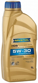 Объем 1л. RAVENOL HDS Hydrocrack Diesel Specific 5W-30 - 1111121-001-01-999