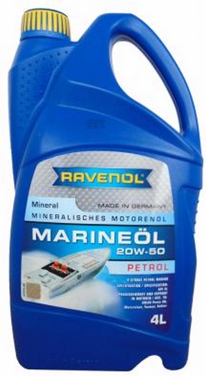 Объем 4л. RAVENOL Marineoel Petrol 20W-50 - 1163210-004-01-999 - Автомобильные жидкости. Розница и оптом, масла и антифризы - KarPar Артикул: 1163210-004-01-999. PATRIOT.